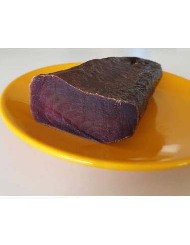 Piece of extra tuna mojama, approximate weight 400 g.