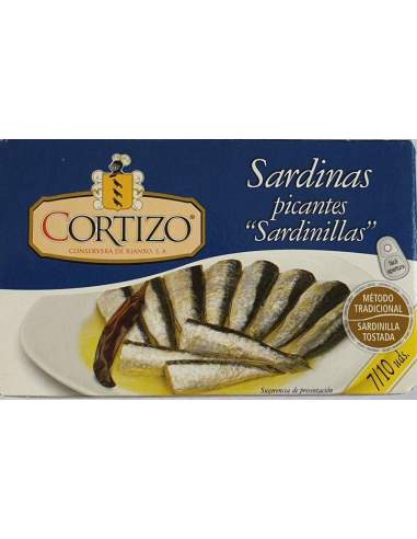 Cortizo Spicy small sardines 7/10 pieces RR-90