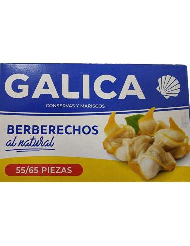 Berberechos al natural Galica 55/65 piezas