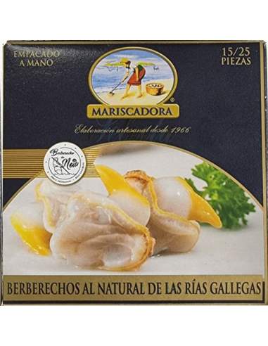 Mariscadora Natürliche Herzmuscheln aus den galicischen Flussmündungen 15/25 Stück