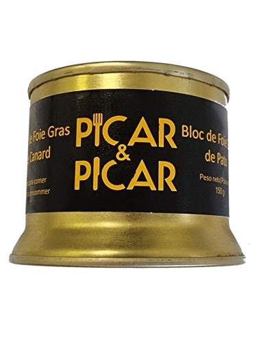 Boite en feuille de canard au foie Picar & Picar 150 g.