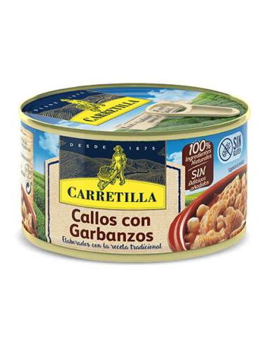 Carretilla Tripe with chickpeas 1 serving of 380g.