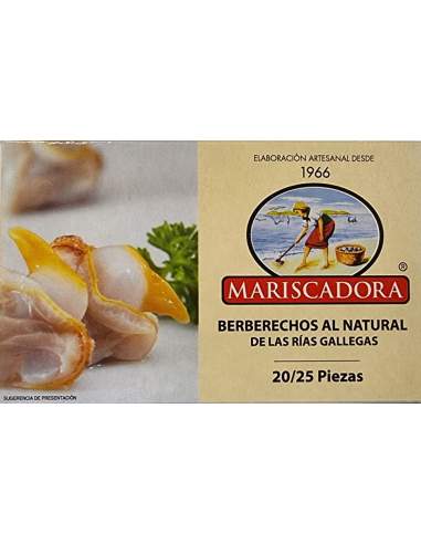 Coques naturelles des estuaires galiciens 20/25 pièces Mariscadora