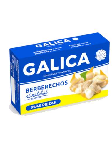 Berberechos al natural Galica 35/45 piezas