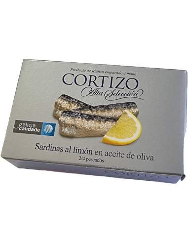 Alta Selección Cortizo Rianxo-Sardinen mit Zitrone in Olivenöl RR-120