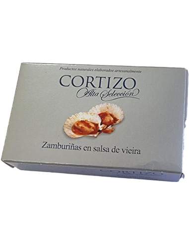 Alta Selección de Cortizo small Scallops in scallop sauce