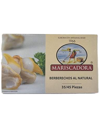 Berberechos al natural 35/45 piezas Mariscadora RR-120