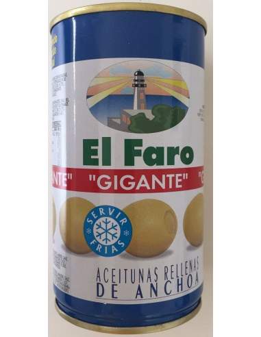 Aceitunas rellenas gigantes 150g El Faro