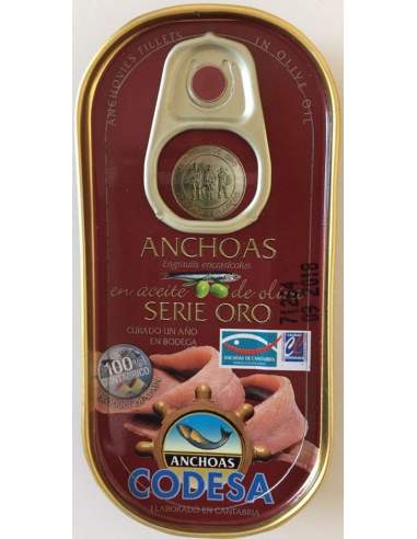 Filetes de anchoa Codesa 1/6 lin. negra limitada