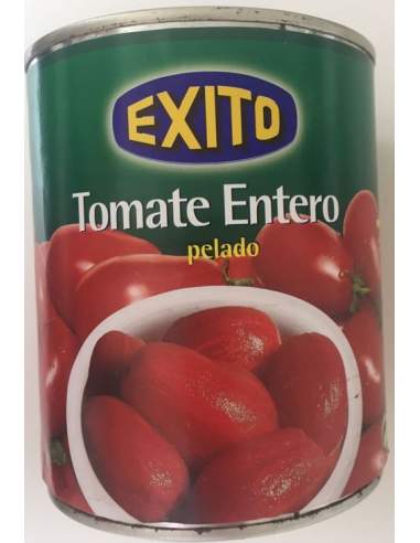 Bote de tomate de pera entero pelado marca Éxito 1/2 kg.