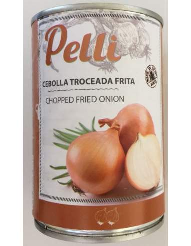 Cebolla frita con aceite de oliva Pelli